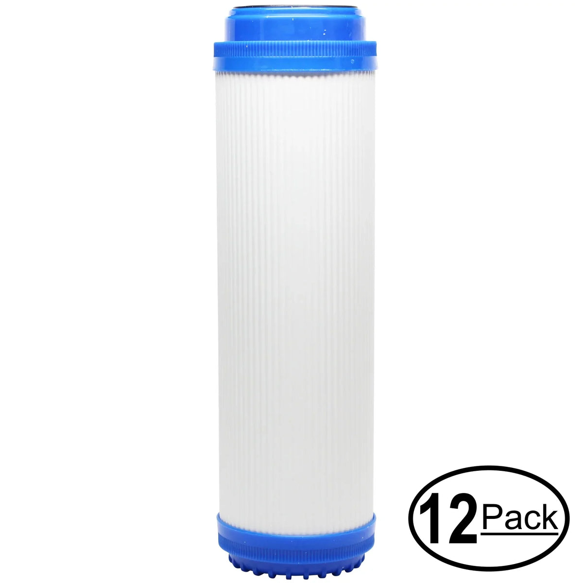 10-inch REVERSE 6-STAGE n/a OSMOSIS Pure Replacement Carbon REEF for Activated AQUARIUM Denali Cartridge for LiquaGen - Brand Filter Granular Liquagen SYSTEM - 12-Pack Universal