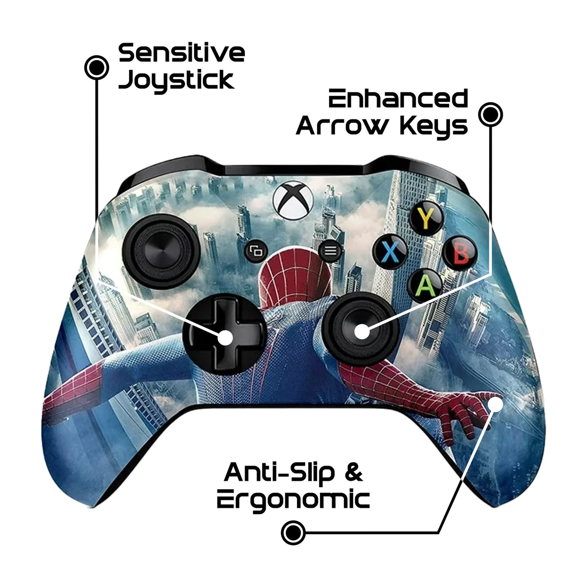 '- with Windows One Controller Custom Xbox Works DreamController Xbox One One Custom Wireless Bluetooth One Anti-Slip Custom 10, with Controller Xbox Original Controller S/Xbox X/PC/Laptop Gaming with