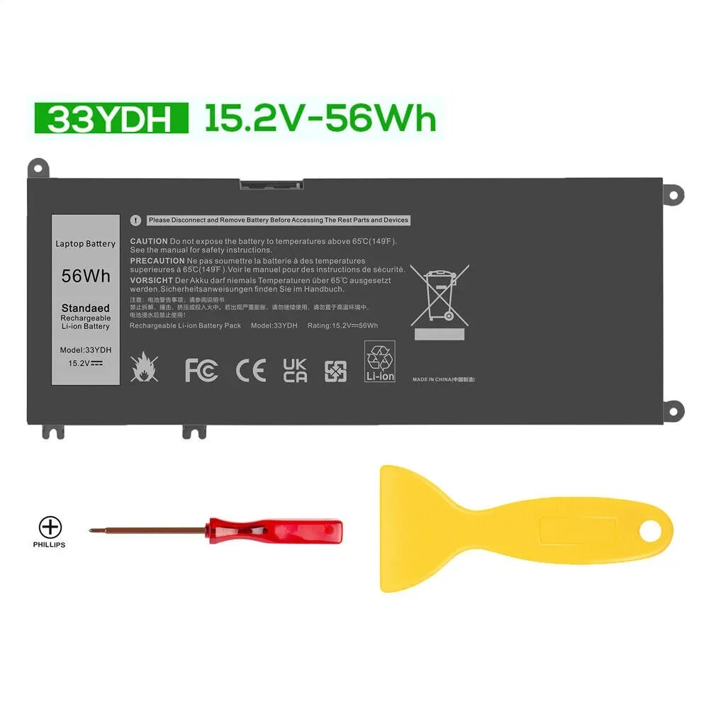 G7 33YDH Series For Dell Laptop 56WH Battery 7588 15