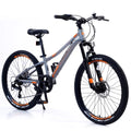 7-Speed Mountain bike,Suspension Bike fork,Aluminum Frame,10 24 for shimano inch Boys Mountain inch Frame alloy and Girls