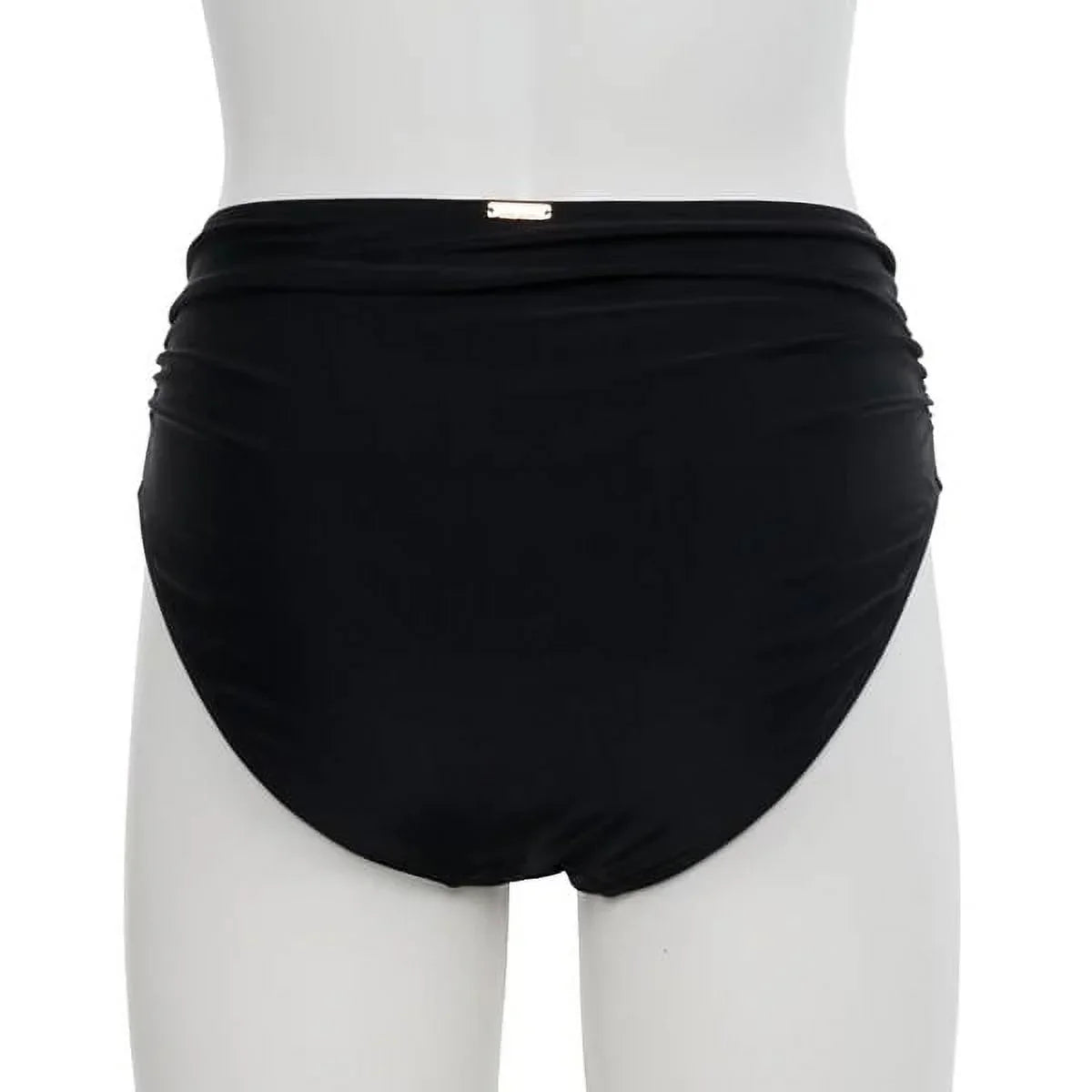 '+ Front S Shirred Waist Nicole Top 2Pc BLACK Miller Twist Bikini Bottom Hi