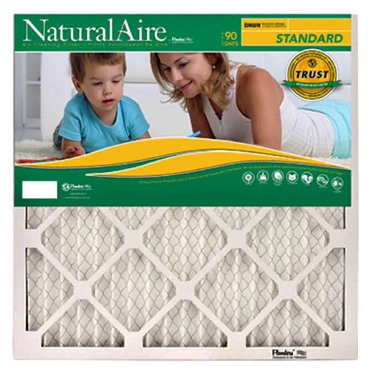 30x30x1, Naturalaire Filter Air Merv Pack12 8, 84858.013030, Standard