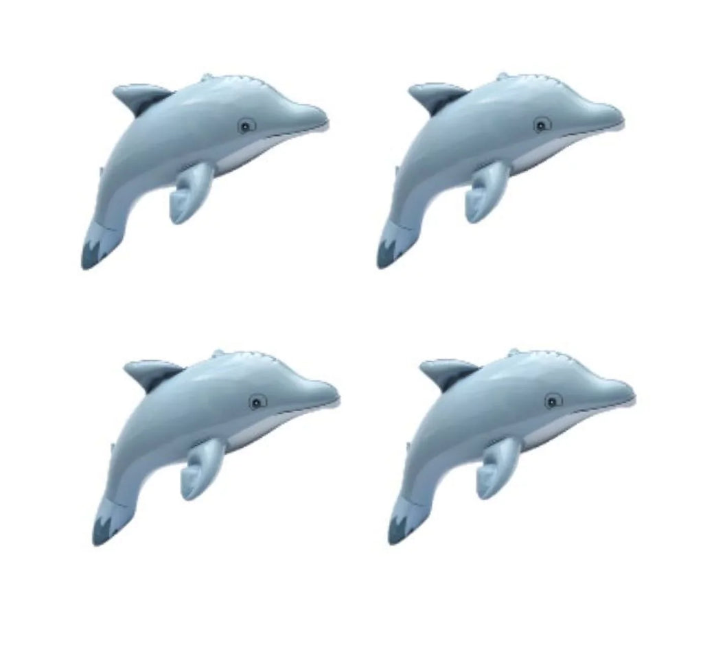 Inflatable Dolphin Play/Bath 4-Pack Jet Toy Creations