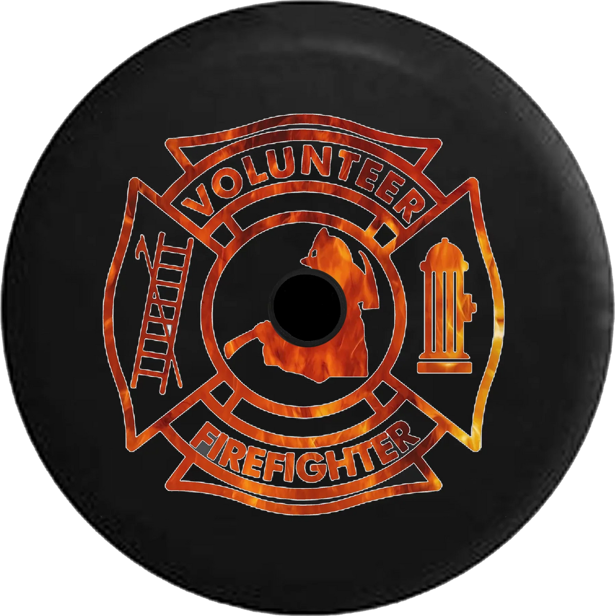 Volunteer 2018 Camera Spare Cover Department Backup Inch JL Tire Wrangler for Jeep Firefighter RV 2019 Smoke 33