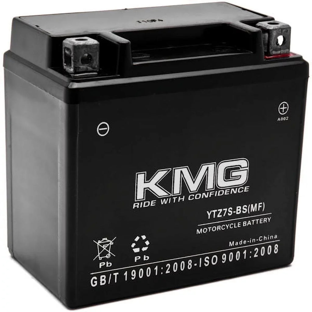II, Battery 50 2002-2012 12V CHF50 SP Free Scooter Powersport Honda YTZ7S Maintenance Watercraft Replacement Sealed Battery with Motorcycle Metropolitan, Compatible KMG High Performance SMF