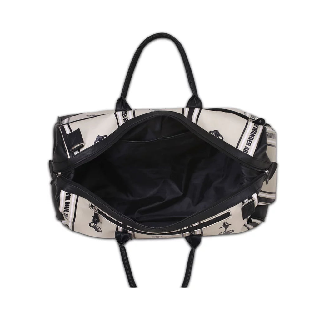 with Large Adjustable Unisex Strap with Anchors bag Weekender Shoe Separate Travel Compartment Away
