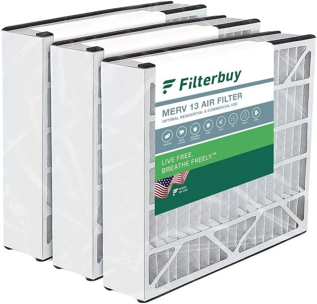 13 Air (3-Pack) Trion Furnace Bear MERV AC 16x25x3 Air Filterbuy HVAC Pleated for 255649-101 Filters