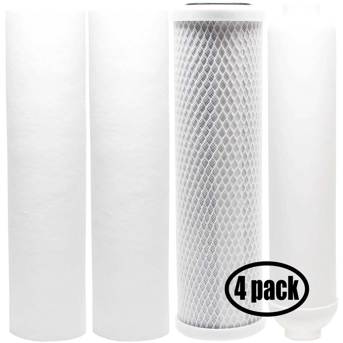'- System Replacement Kit Pure for PurePro 4-Pack RO G-106R Filter PP Inline Filters Filter Carbon for & Sediment Brand Filter, Includes Denali Block Cartridge -