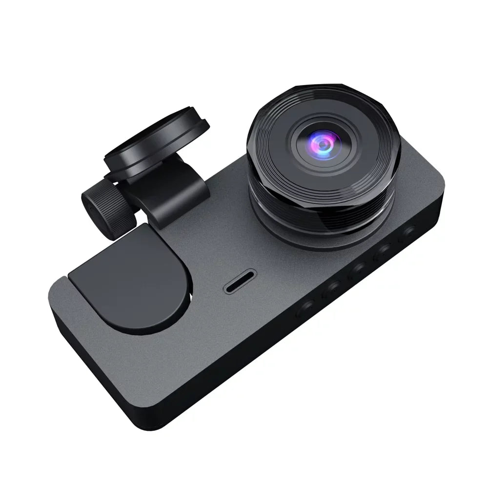 Rear One-Key Driving Shinysix Detection Inside Recorder 1080P Inch Loop & Camera 2 Dash Recording DVR Screen Lock Camera Front Motion & Support Night-Vision Dashcam
