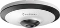 UltraHD Amcrest IP5M-F1180EW MicroSD 33ft (White) Indoor, Lens, PoE 360° 5-Megapixel Cloud Nightvision, Recording, Panoramic Coverage, Camera Fisheye Camera, 1.4mm Security and Camera