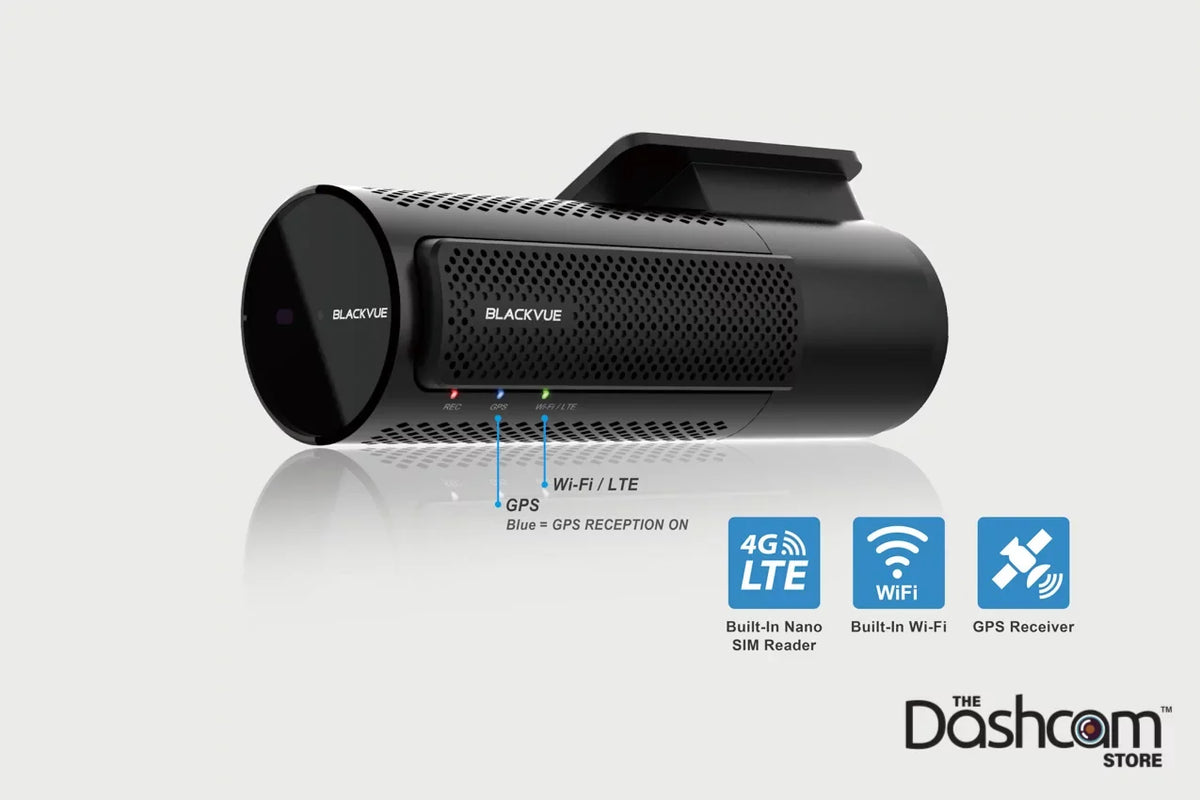 & Dual BlackVue Rear Cam DR750-2CH-LTE Front 4G-LTE Dash Lens w/ BlackVue Memory + Card Built-In 256GB