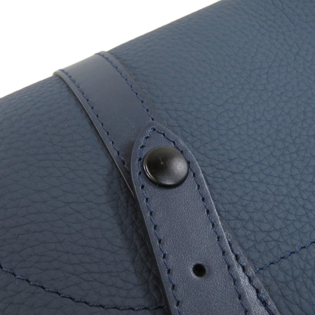 Bag Men's Leather Taurillon (Good) Vuitton Pre-Owned M58475 Christopher Shoulder Louis