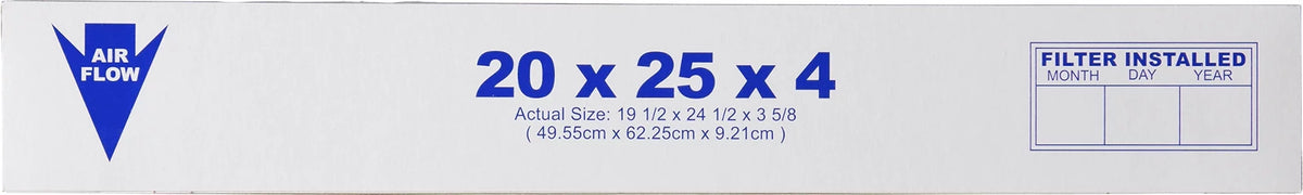Pure Nordic Pleated 2 (3 10 Filters 20x25x4 Pack 5/8) MERV Air