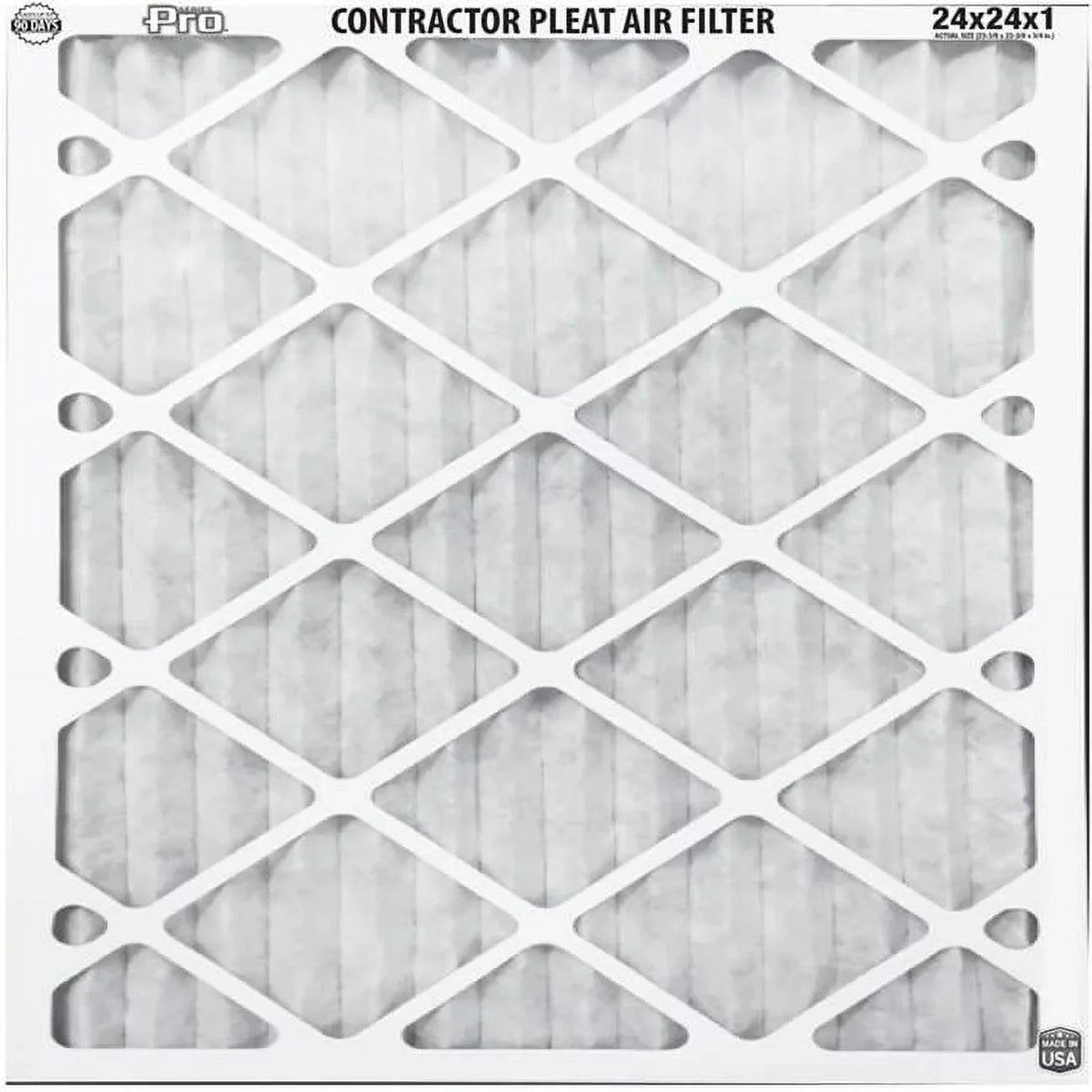 Bestair - MERV Case of Filter Air Pleated in. 24x24x1 12 8