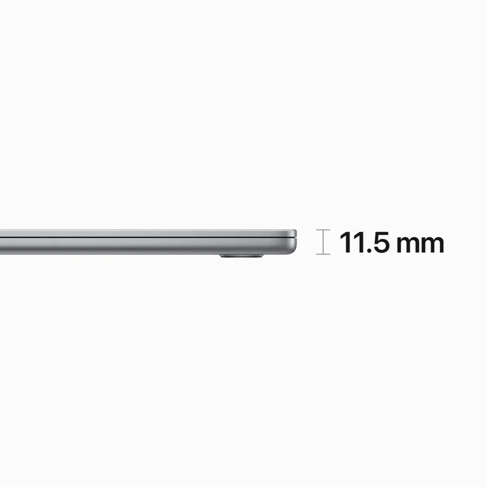 Apple Gray New M2 Air (Refurbished) 15" Laptop RAM, MQKQ3LL/A Like in Restored SSD 8GB Space with 512GB MacBook Chip,