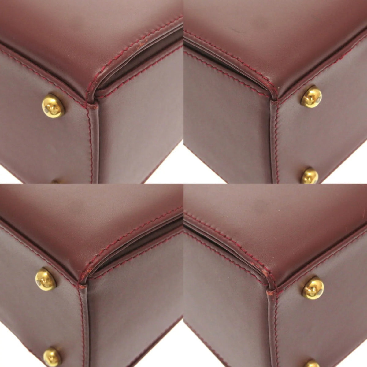 red Pre-Owned leather bordeaux Cartier handbag must (Good) line