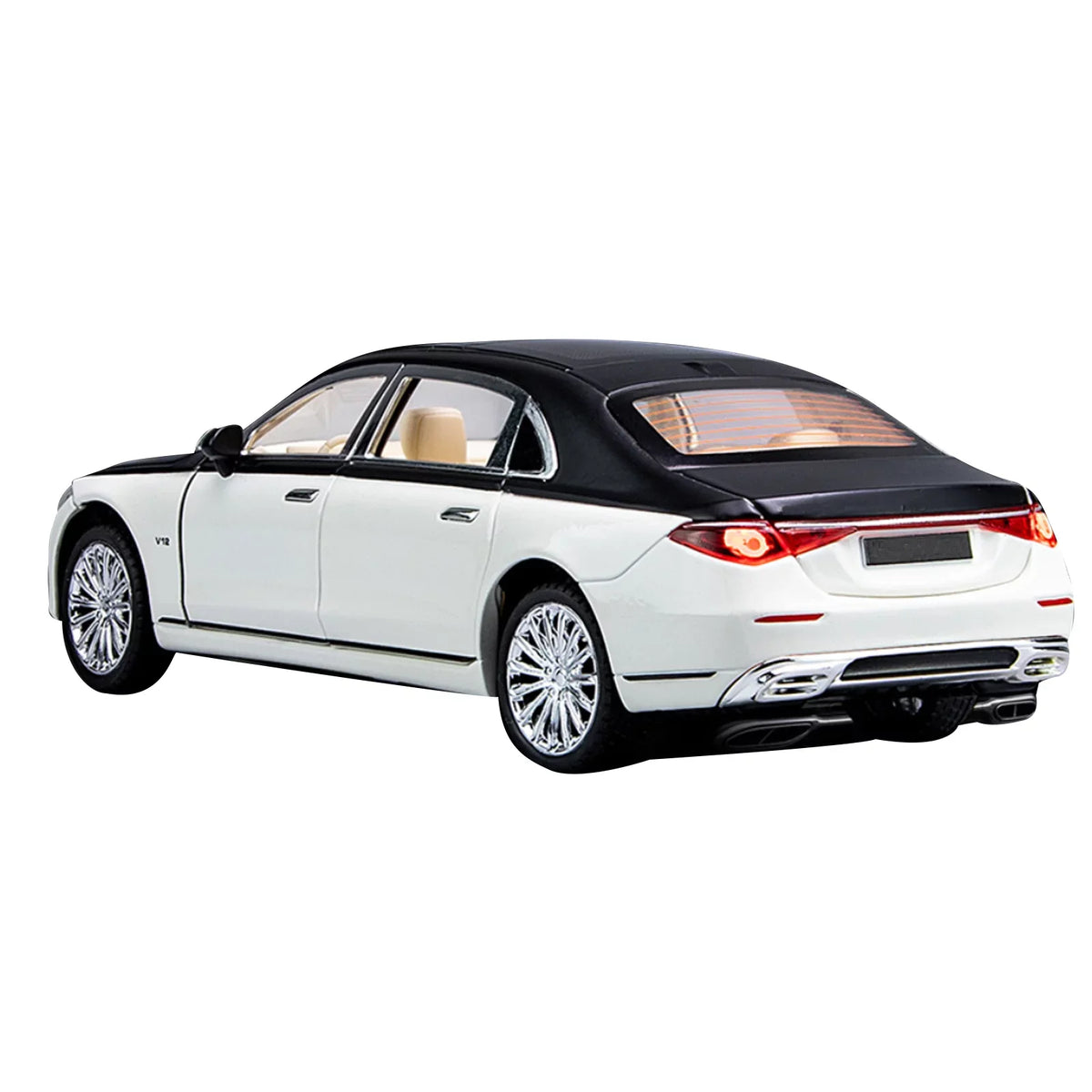 Sound Car Metal Maybach For Collection Benz 1/24 Alloy Gift S680 Model Light &