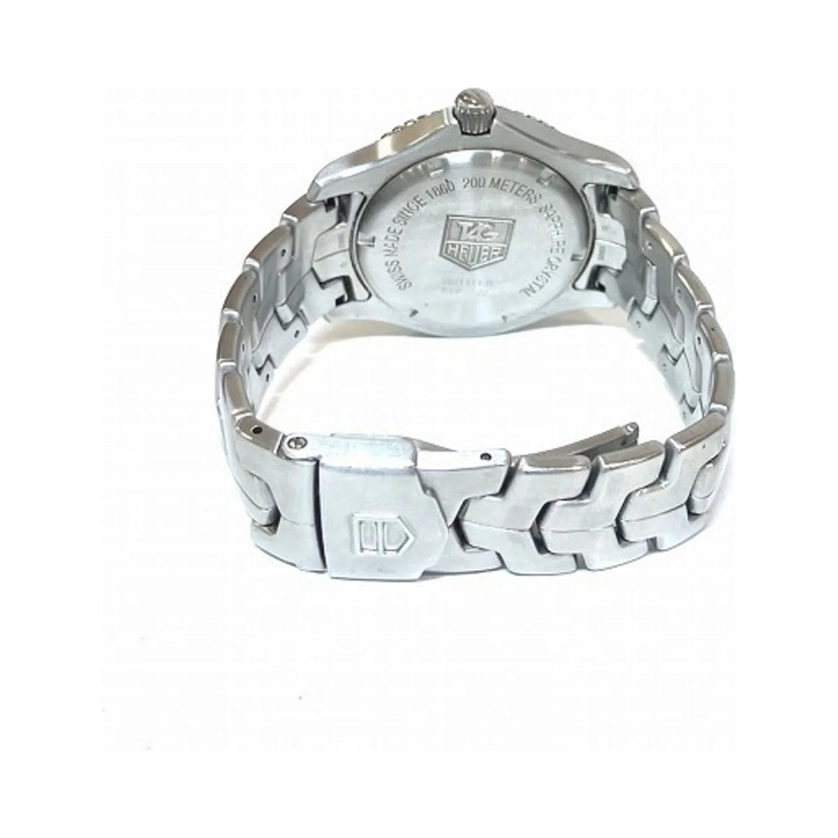 WJ1111 Dial Link Men's Heuer Silver (Good) Pre-Owned Date Tag Watch Quartz