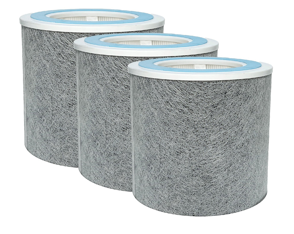 3 Activated Packs Replacement Filter Carbon HC452, Air HP102 For Purifier HEPA True Shark HP102