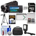 '+ + 1080p LED with Video + Camcorder 32GB Case HDR-CX405 Kit Camera Battery Tripod Card Light Handycam + HD + Sony