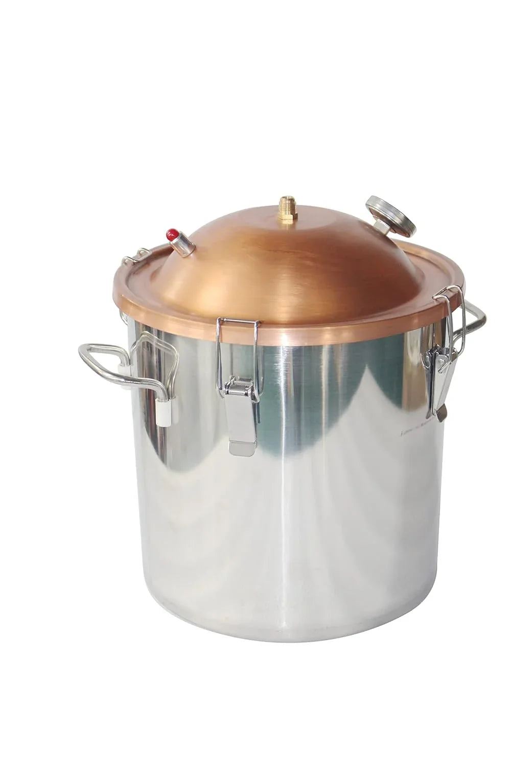 YINCHEN Copper Thump Distiller Still Water Pot Thumper Lid 5 with (Copper Gallon) Keg