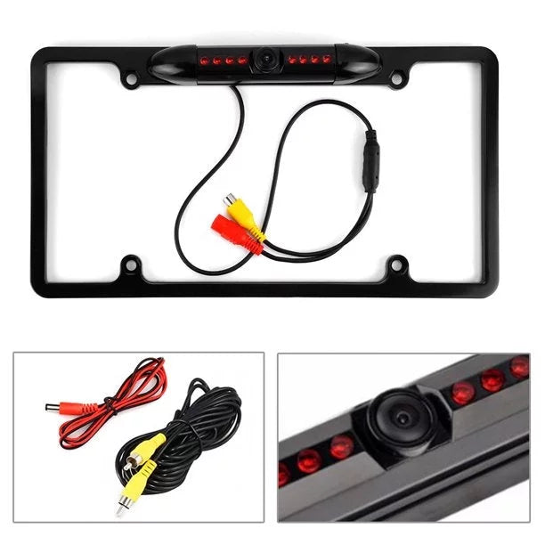 Black ILX-F511 Camera Frame Plate ILXF511 for License ALPINE Rearview Backup