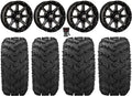 Machined Teryx HL4 Kawasaki Mule Reptile 26" Wheels Lifter 14" High Tires