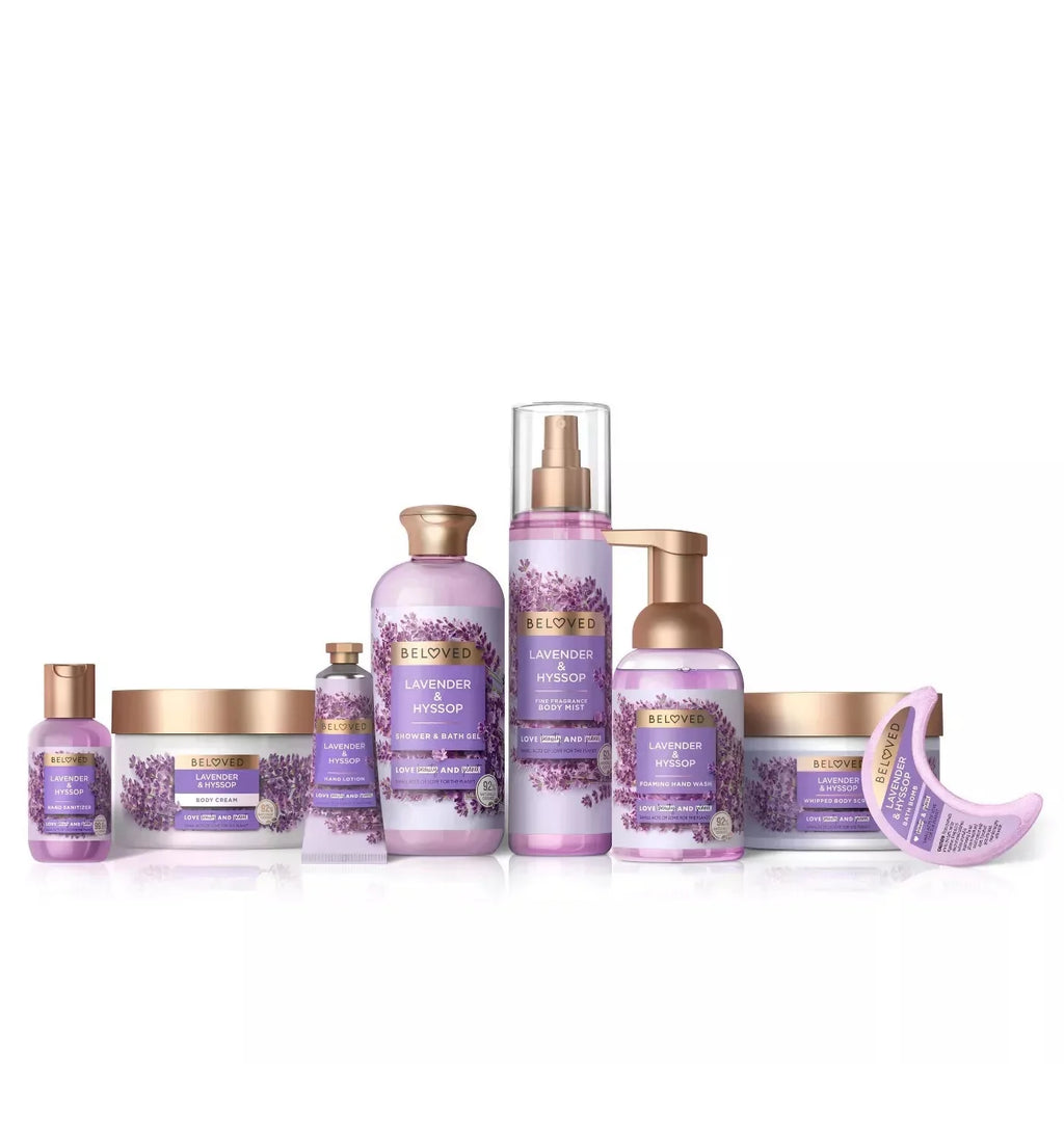 Cream (20 Lavender x Total oz Ounces) Lotion 2 Hyssop & Beloved Body Jar - 10