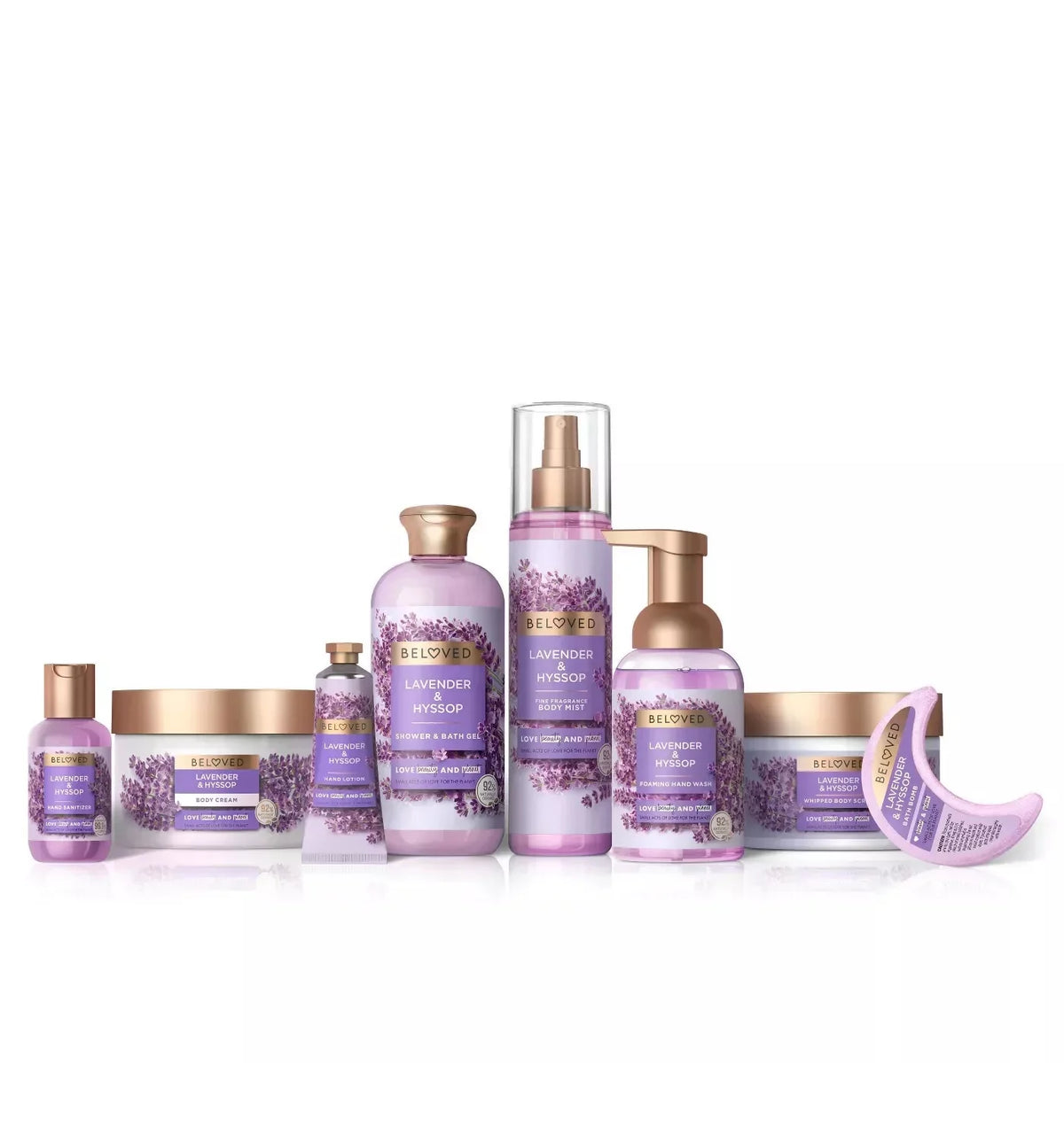Cream (20 Lavender x Total oz Ounces) Lotion 2 Hyssop & Beloved Body Jar - 10