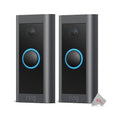 HD Black Wired Doorbell Video 2x 1080p