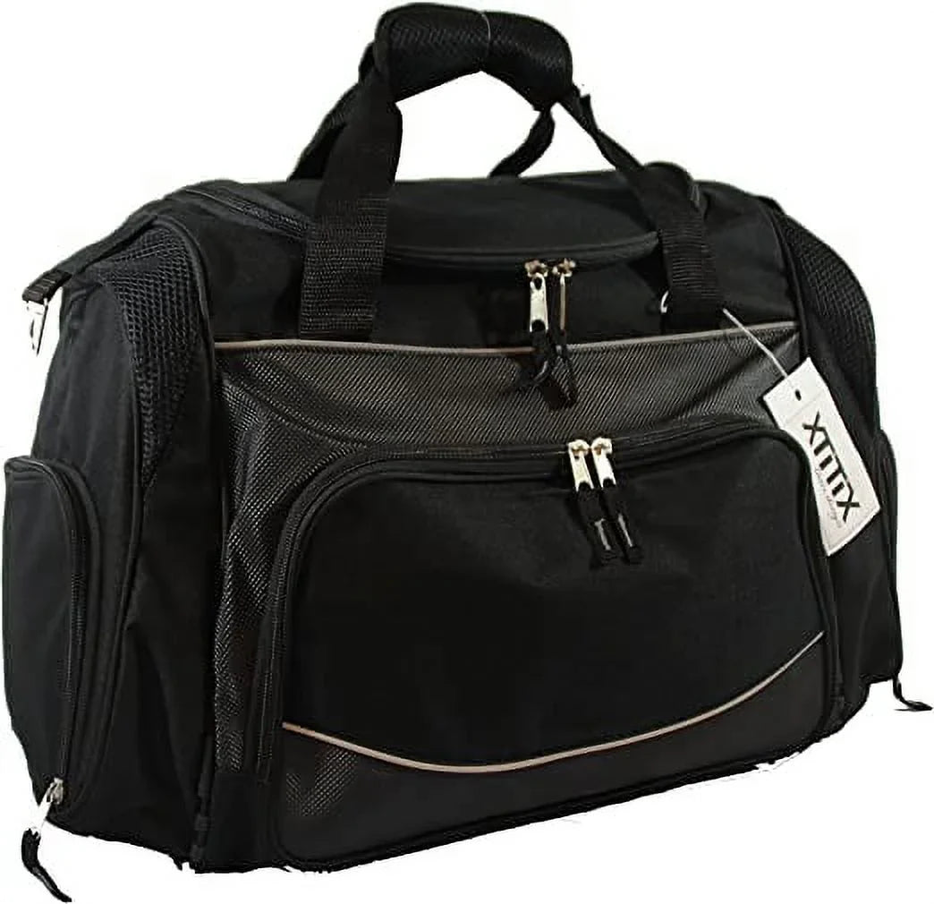 with Xtitix Black Bag Sport Duffel Poly Storage, Golfer Gym Travel Luxury Shoe