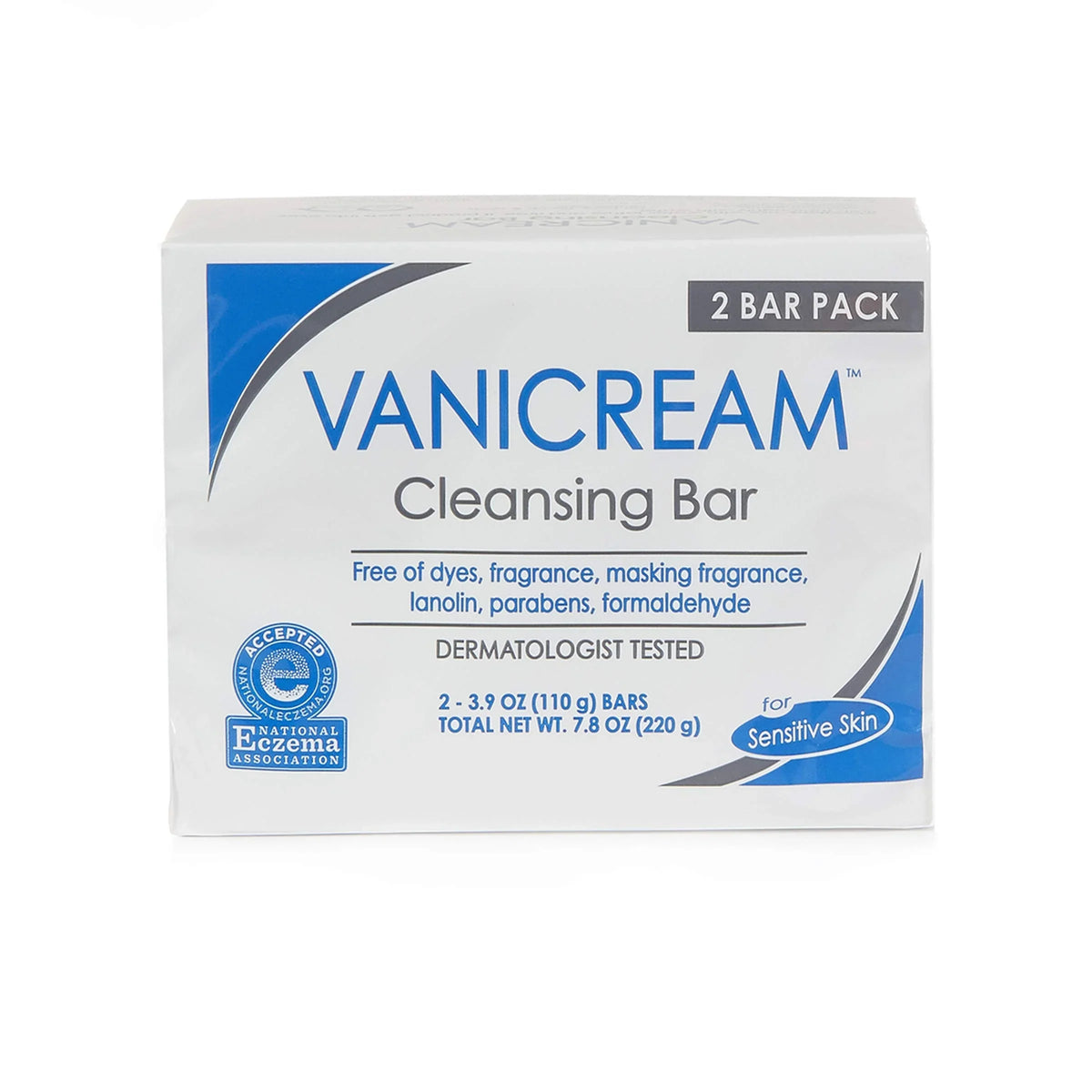 Bar Vanicream, Fragrance Pack Sensitive 7.8 Ounce. Gently And Sulfate 3.9 And Cleansing Skin Of Cleanses For Moisturizes Gluten 2, Free