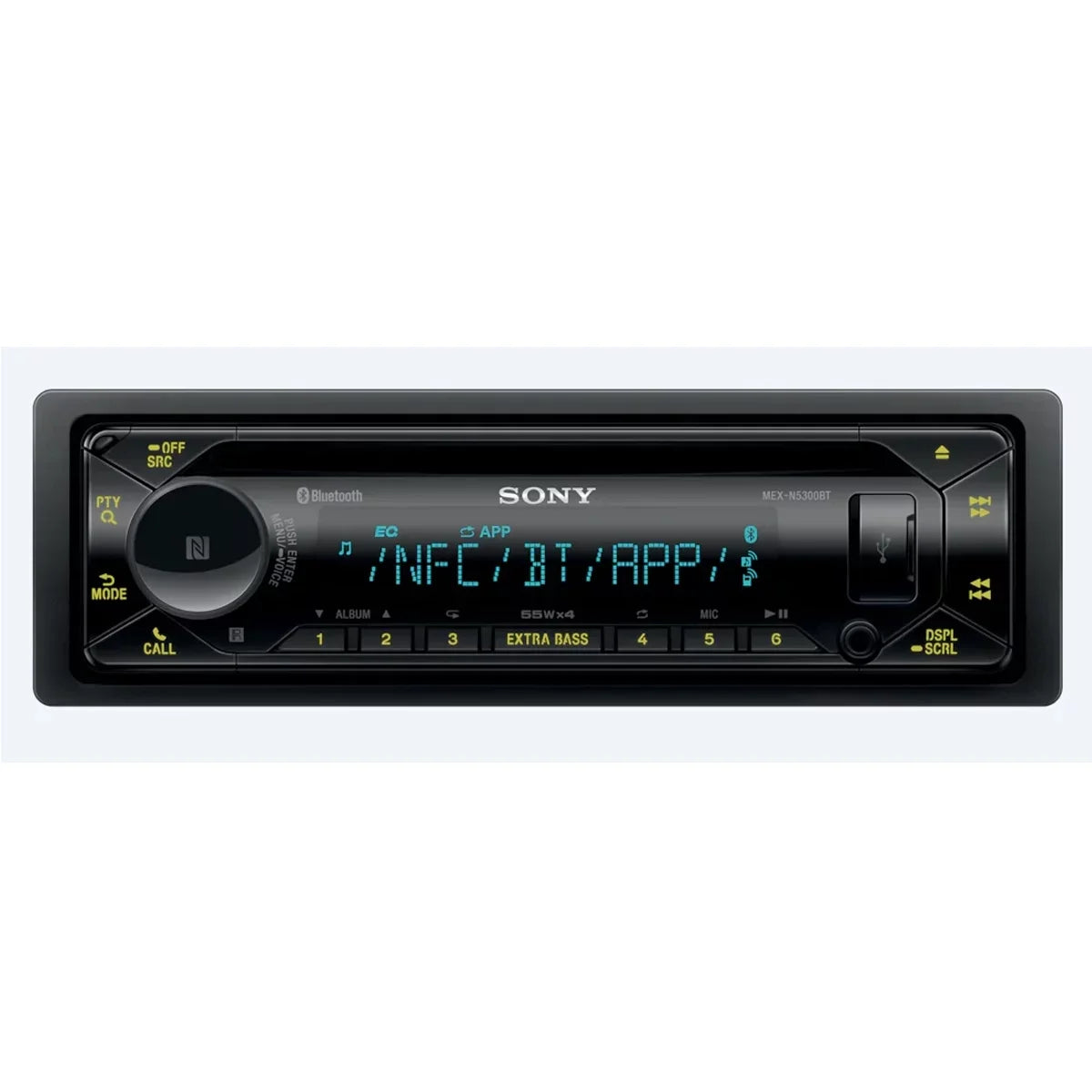 Receiver Sony MEX-N5300BT & Inputs with Mobile Bluetooth USB/AUX CD