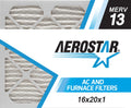 13, Box 16x20x1 in 4, of the Aerostar Air Pleated 16x20x1, MERV Made Filter, USA