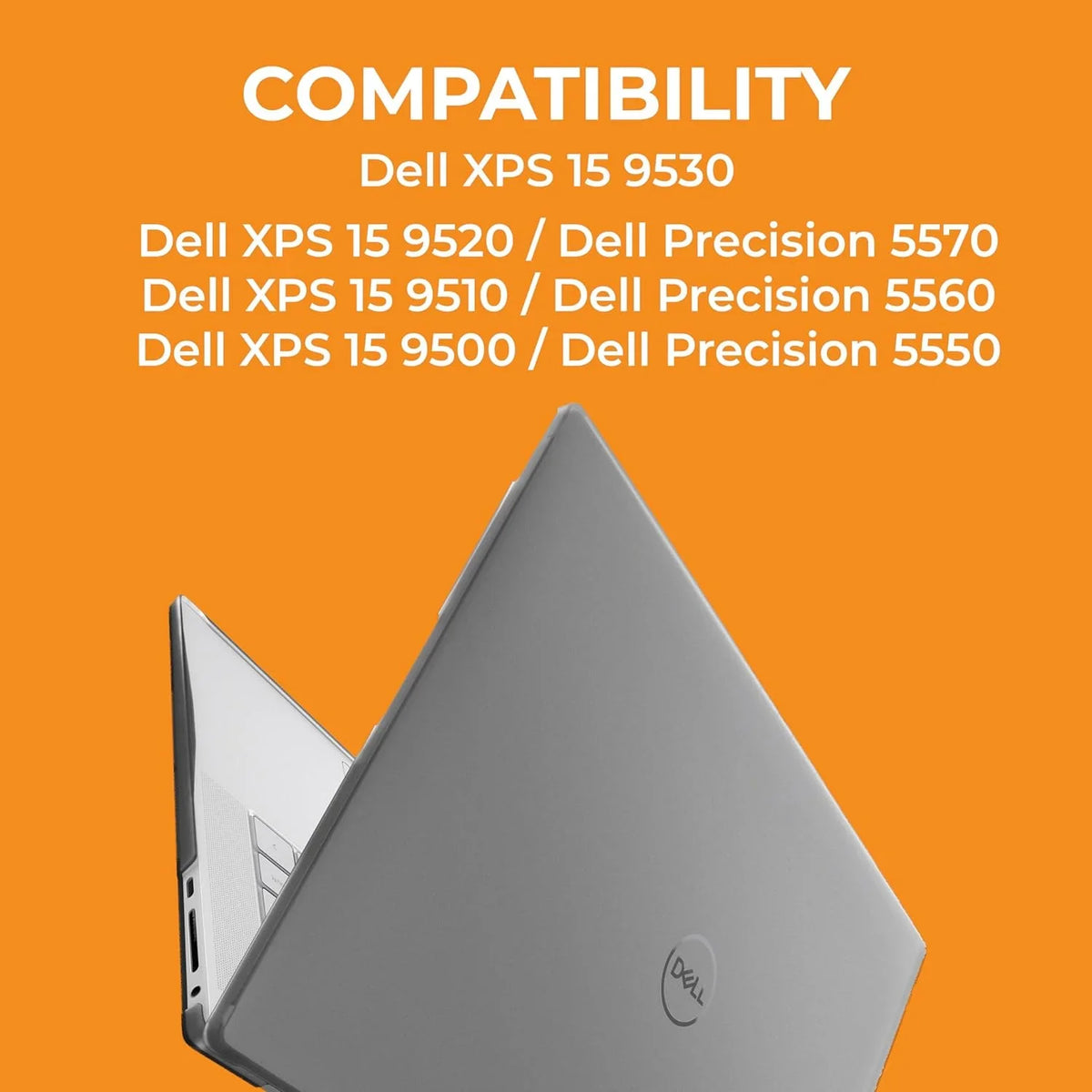 9520 ProTech and Precision Laptop Gumdrop 9510 XPS 9530 5550 Case Dell 5570 9500 5560 - Slim Series Fits Lightweight