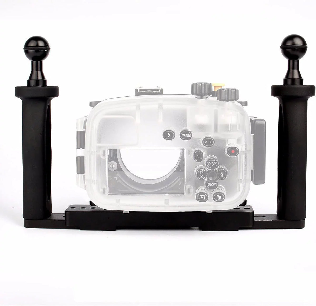 case M4 I Seafrogs Waterproof Tray Sony Kit, M2 M3 Aluminium Dome III RX100 Hands Port M5 & for V RX100 Housing II Underwater IV Camera w/ Two 60M