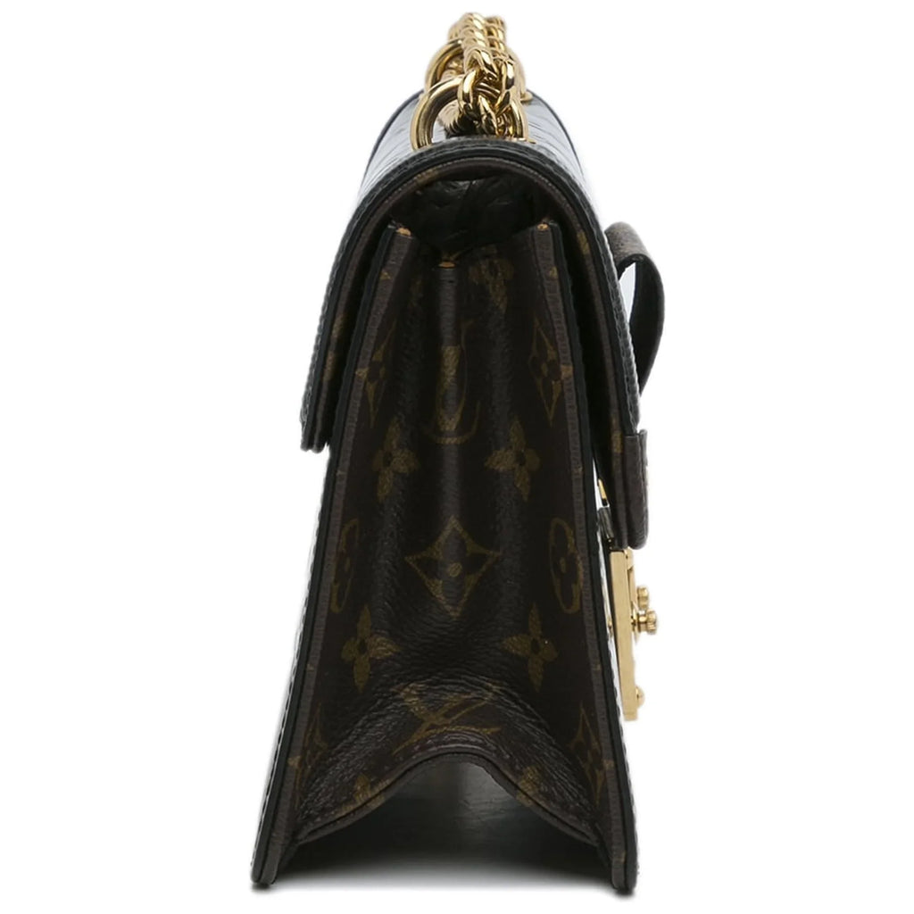 Unisex Louis (Good) Vuitton Vernis Leather Wynwood Crossbody Monogram Authenticated Pre-Owned Bag Black