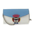 Long Leather Mask Hardware Chain Bag (Good) Multicolor White Epi LOUIS Wallet M60795 Tribal Silver VUITTON Blue Pre-Owned Series Vuitton Shoulder Louis