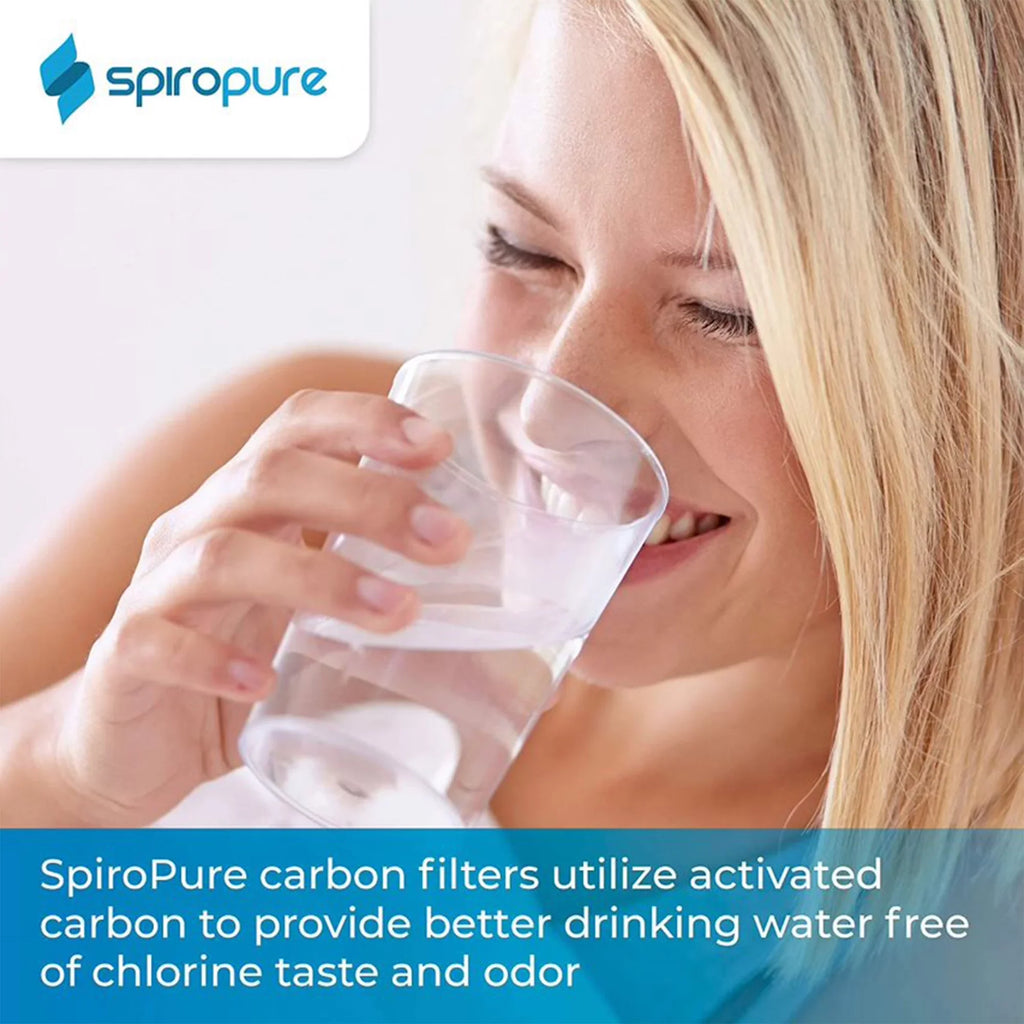 20 2.5 6 SpiroPure SP-EP-20 Carbon Water Filter Replacement, Pack Inch x