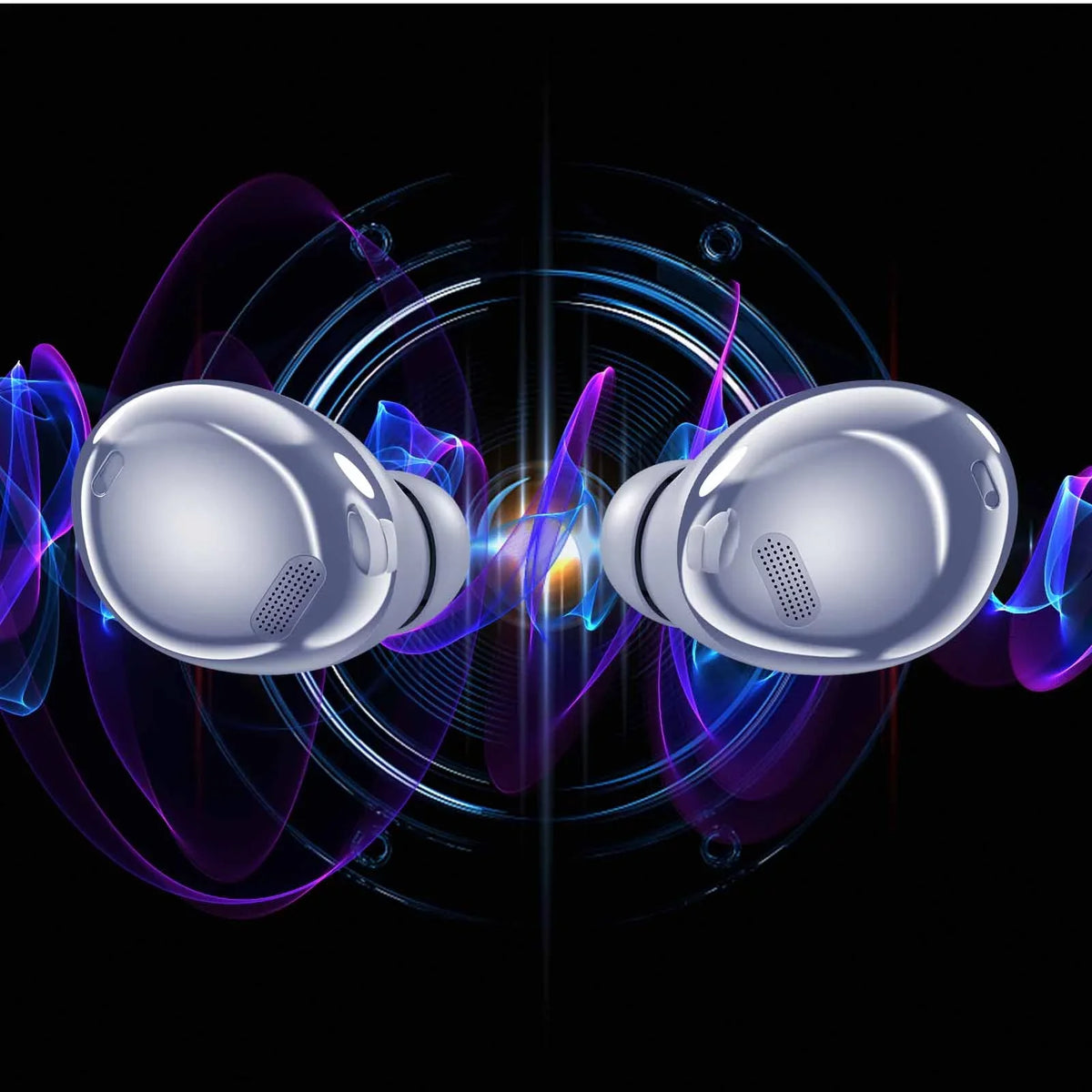 2 Tab (Wireless Purple Street With Noise Earbuds Wireless Charging Active True Lenovo For A10-70 Case Bluetooth UrbanX Cancelling Pro Buds Included)