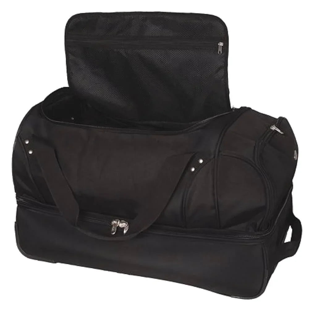 Duffel Bottom 2-Wheel Bag Orioles Rolling Black Drop Baltimore MOJO 27''