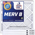 HVAC 12.5 King Size: MERV Filters 21 x Filter MADE Pleated 8 21x12.5x1 IN USA 4-PACK | Filter A/C x Air Actual | Furnace .75" | |