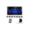 Backup Car Stereo and with Player Compatible Radios Tukinala MP5 Carplay Link 7 Mirror Car Touch Double Inch Apple Bluetooth, with Stereo Auto, Camera, Android Screen Din Input, Car with A/V