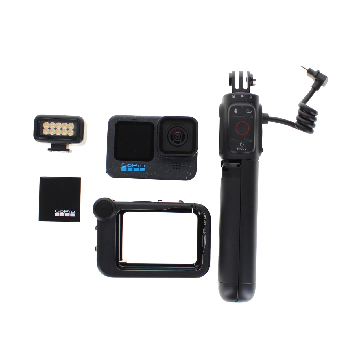 (Battery Enduro Creator 12 Volta Light GoPro Remote), Action Mod, Media Card Extreme Battery Extra Camera 64GB + Pro HERO Waterproof Mod, Grip, Tripod, - - With Edition Battery and