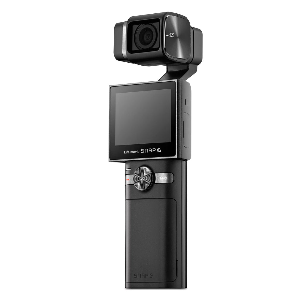 Stabilizer Replaceable 4K Prime SNAP-G 2" 60FPS ID Track Live Camera Vlog Thinkware Battery Touchscreen LCD Gimbal Influencer Stream Creator AI 133.9° Video Wide Face Angle Package Handheld 3-Axis