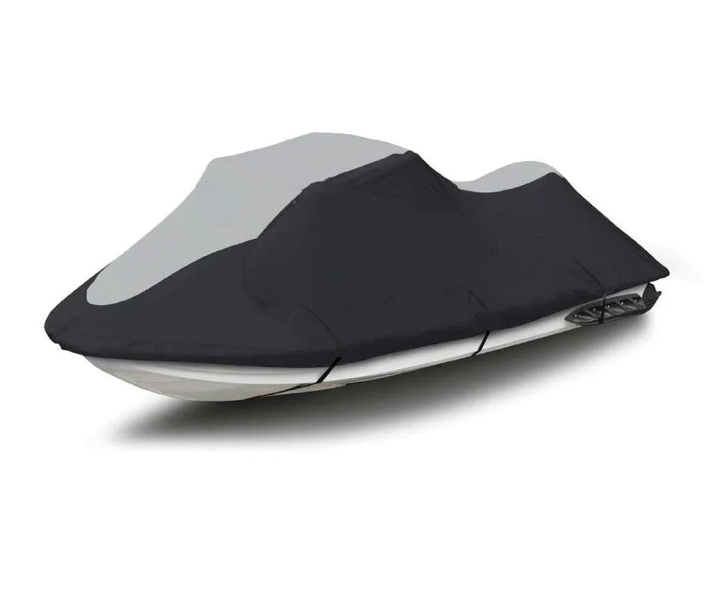 Ski Cover Trailerable LE RFI Doo SUPER Compatible Bombardier HEAVY-DUTY 2003 SKI Jet - Sea 600D for JET Cover Sea-Doo 2005 GTI 2004 Black/Grey PWC