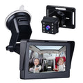 Safety Car Adjustable Crystal Seat Night 5M Cable View 1080P Mirror Baby Mirror Car Clear Long Angle Monitored Camera Car 4.3 Length Inch Mirrors Baby Wide Cameras with Vision