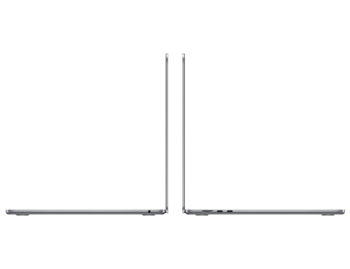 10-core - Apple Space CPU RAM, Air Pre-Owned Box) Gray 256GB M2 (Open with Laptop 8-core MacBook and Chip 8GB SSD GPU, 15-Inch