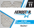 Air Aerostar 18x24x1 Filter Furnace and 11, of Box by 6 - AC MERV
