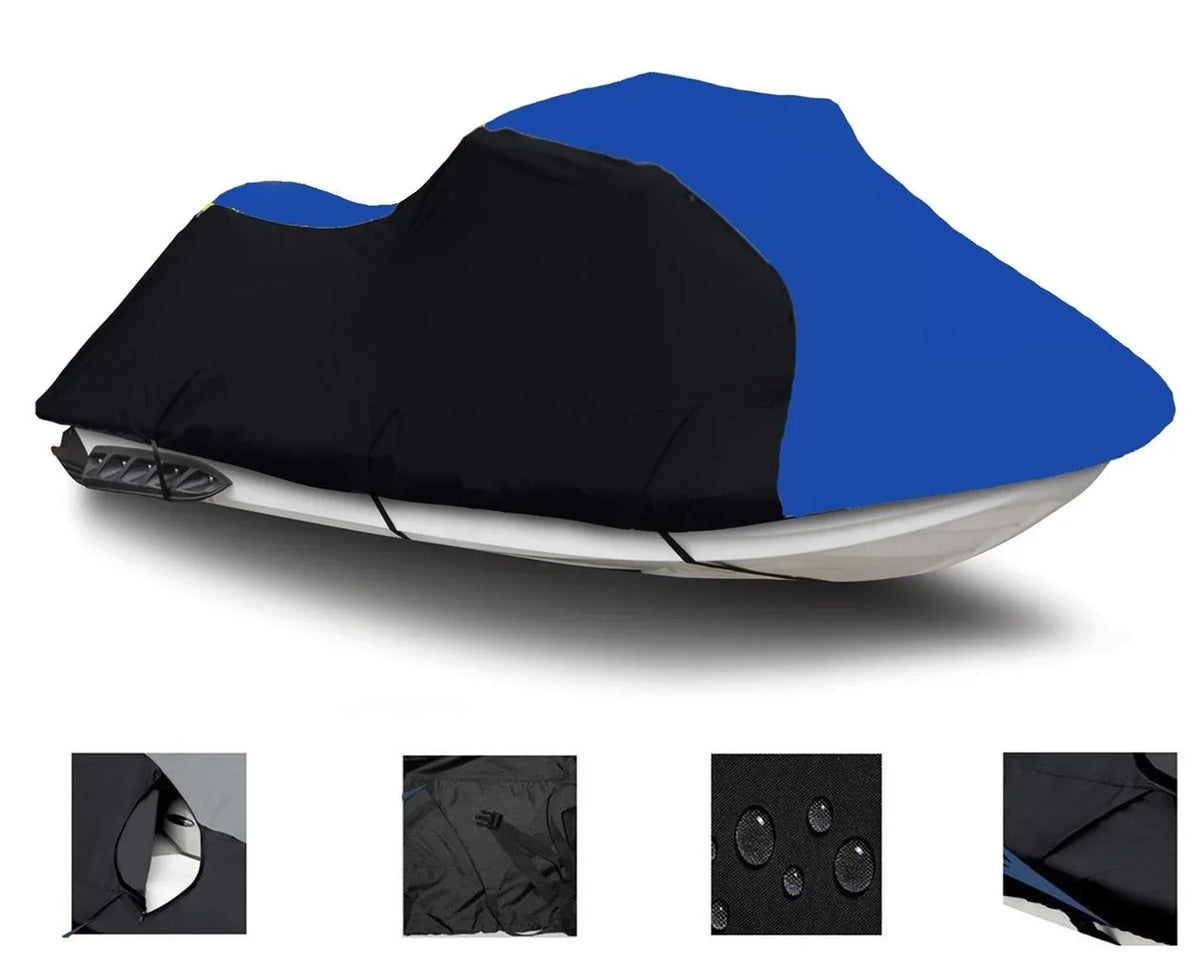 BLACK Compatible SKI 1994 Cover PWC 1997 GTS HEAVY-DUTY, Doo 1996 2000 1995 Sea / 600D 1990 1999 Sea-Doo BLUE JET Bombardier for 1991 1992 1993 1998